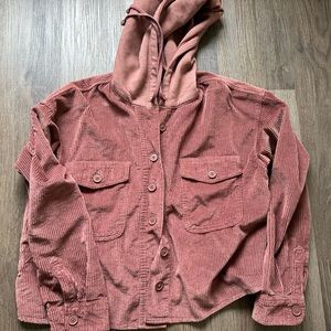 American Eagle Button Up Corduroy Jacket